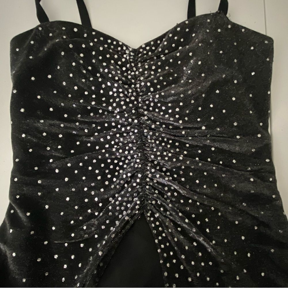 Vintage Y2K Women’s 12 Black Formal Dress‎ Dark Fairy Grunge Whimsigoth Wedding - Picture 7 of 12